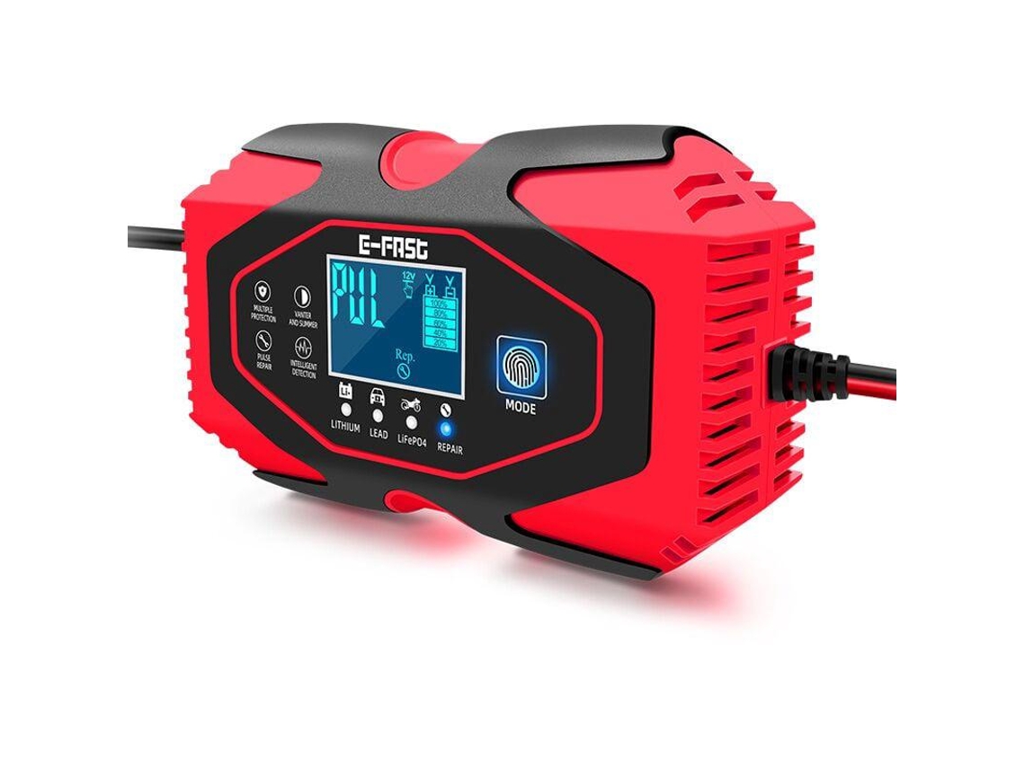Cargador de batería de litio Cargador de batería para coche y motocicleta Cargador de plomo ácido Ehstmind