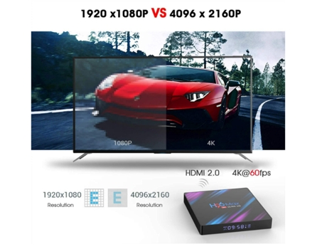 Box Smart TV CHRONUS h96max RK3318 (Android - 4K Ultra HD - Wi-Fi)