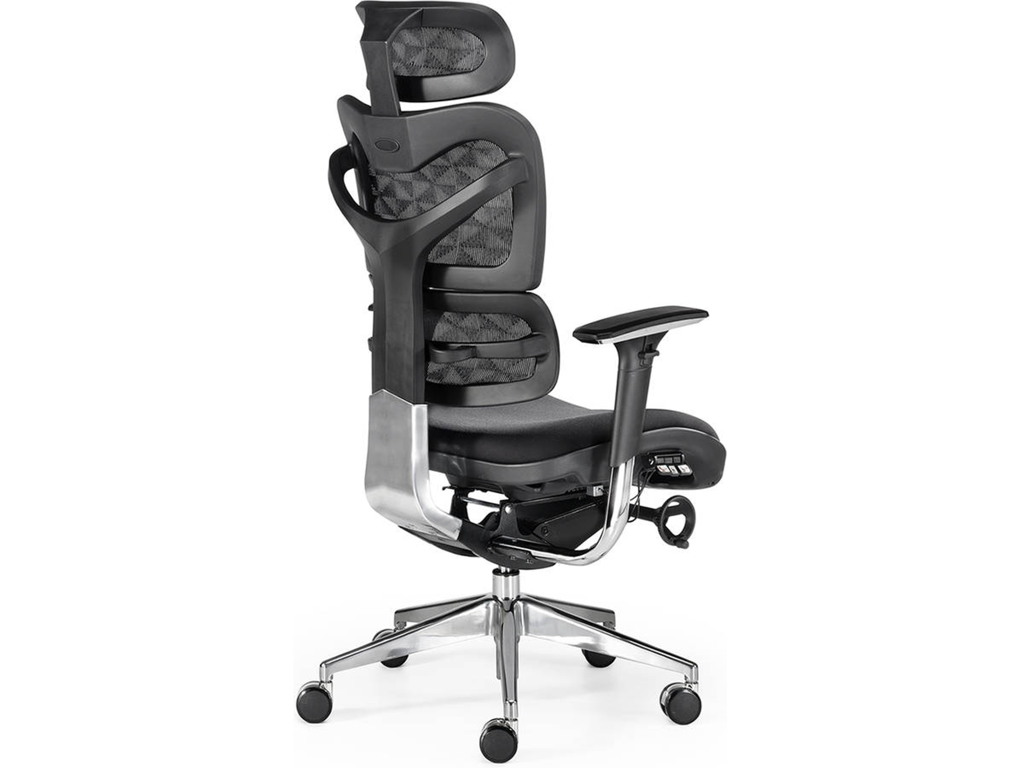 Silla de Escritorio Ejecutiva EUROMOF Ergostone Negro (Soporte cabeza