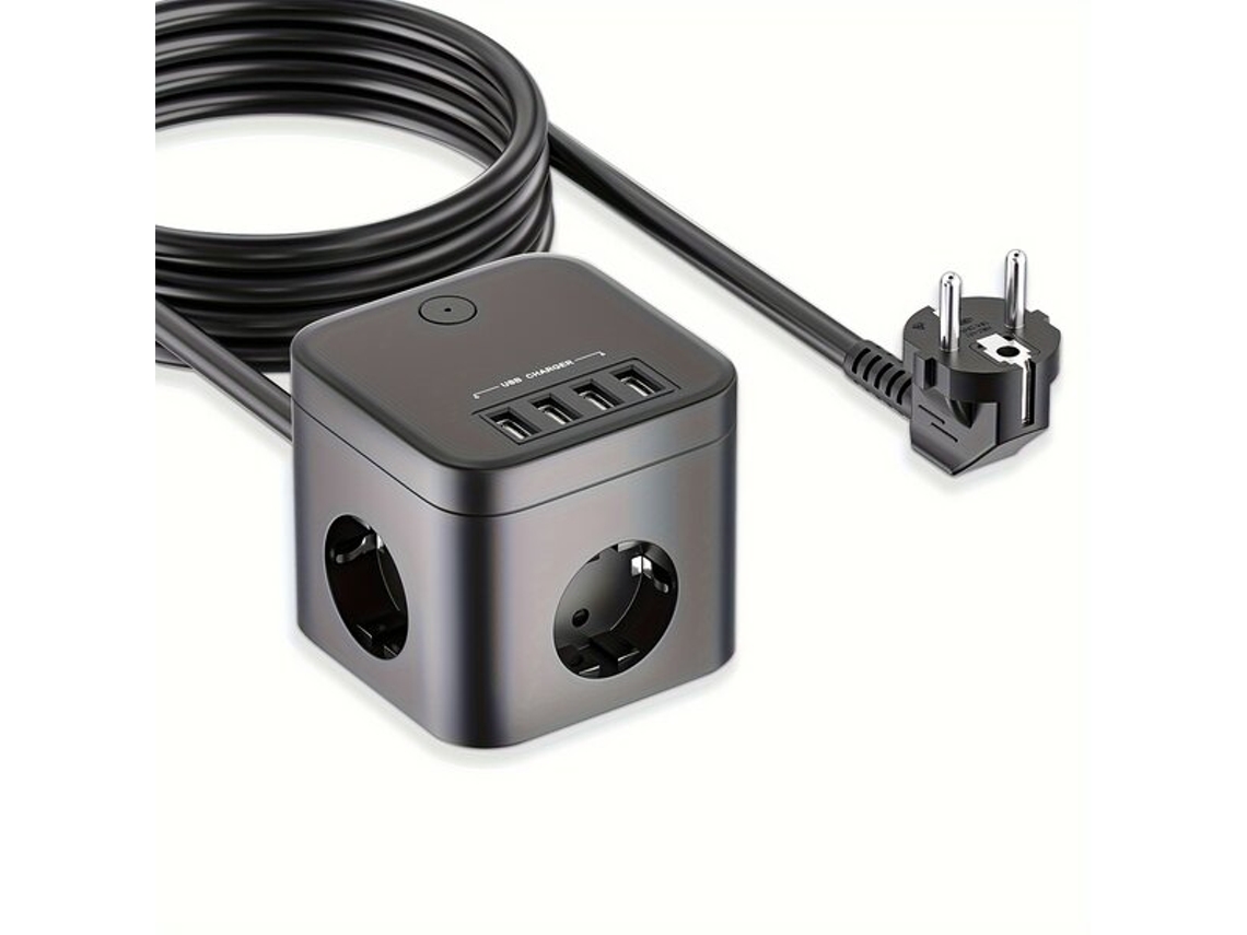 Concentrador de 4 puertos USB, 7 en 1.vayotoy