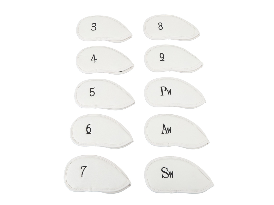 2026-10 Fundas Para Palos De Golf Protección Fuerte Anti Caída Estilo Ligero Portátil Para Golfistas Color Blanco