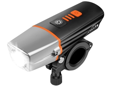 Luz de bicicleta recargable USB ultrabrillante, potente faro delantero de bicicleta, 3 modos de luz, fácil de instalar para hombres, mujeres, niños...