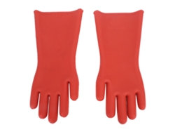 Guantes aislantes eléctricos de caucho, clase 00, 12 kV, para electricistas, reparaciones, seguridad y trabajos en líneas eléctricas | Sin marca