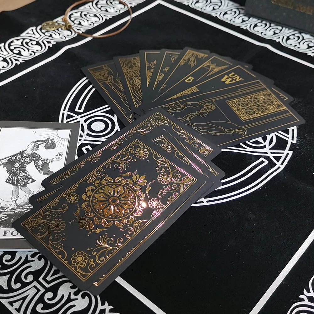 Cartas De Tarot De Plástico, Cartas En Inglés, Impermeables, Adivinación, Juego De Interacción Emocional Para Niñas.