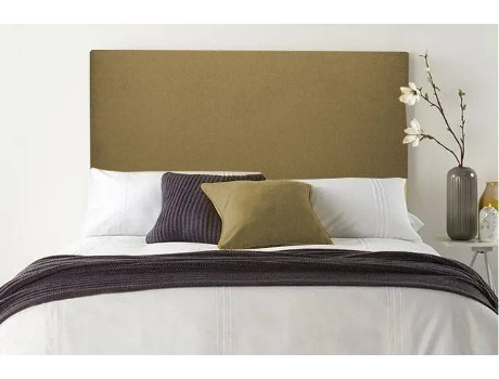Cabecero DECORQUALITY Liso (Marrón - Tejido Antimanchas - 105 x 70 cm)