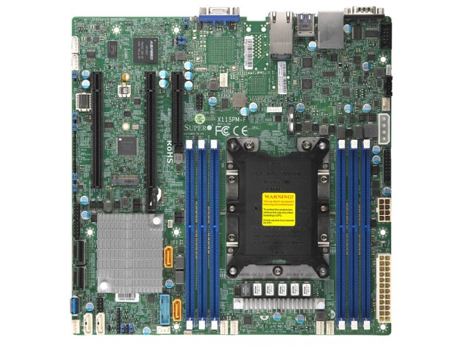 Placa Base SUPERMICRO X11SPM-F (Socket LGA3647 - Intel C621 - Micro ATX)
