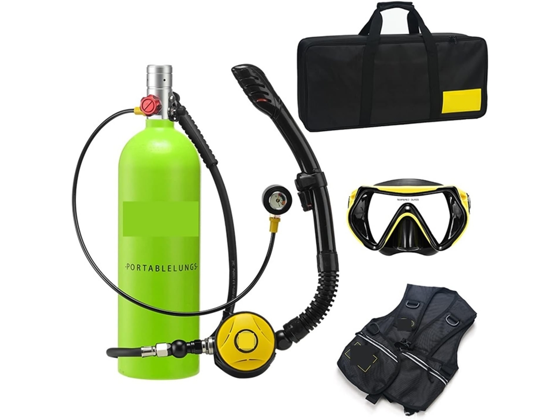 Minibotella De Buceo, Tubo De Respiración, Tanque De Oxígeno Para Buceo Subacuático
