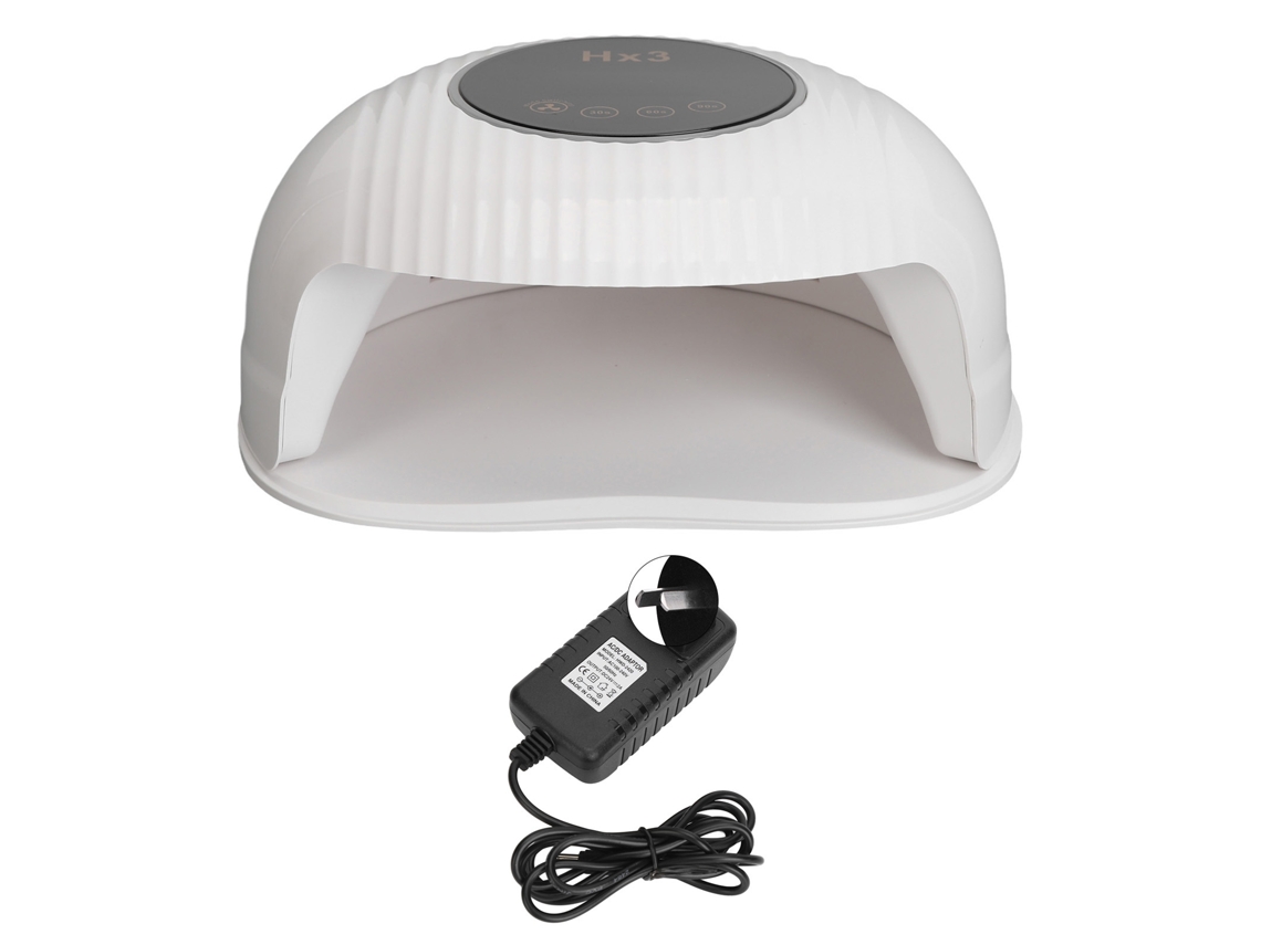 Rebe-lâmpada De Unhas Led Uv 120w Secagem Rápida 30s Tela Led Base Desmontável 100-240v Plug Au Luz Colorida