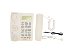 Teléfono Fijo Con Cable, Identificador De Llamadas, Marcación Rápida Y Función De Silencio Para Hoteles En Branco.
