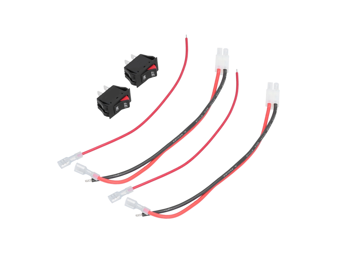 2 Conectores Estilo Tamiya Con Mini Interruptor Para Un Cable Adaptador De Carga De Batería Seguro Y Eficiente