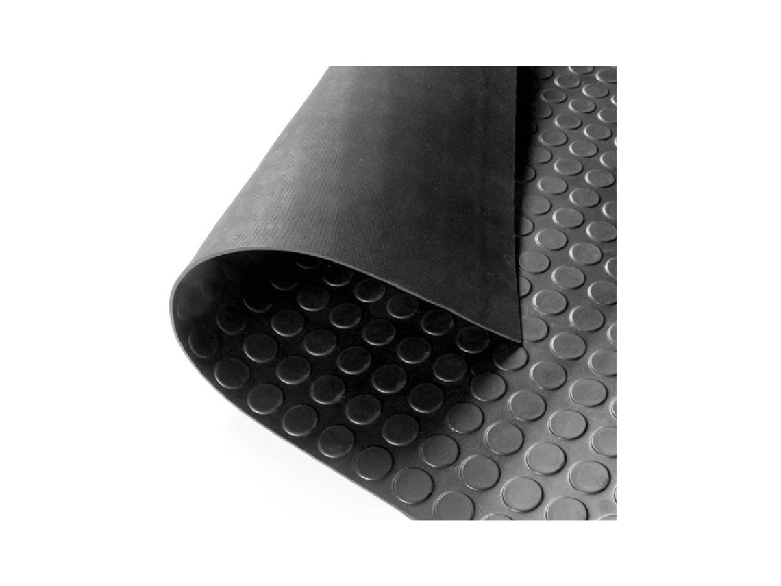 Estera Antideslizante Suelo Caucho Goma 3mm | Caucho Sbr Para Bares, Furgonetas, Gym, Garajes Y Maleteros Por Metros Lineales Suelo De Círculo 1,50 Metros (ancho)