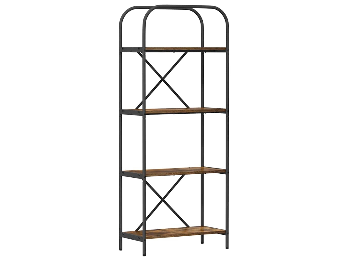 Maison Exclusive - Estante De Libros Roble Ahumado 60 X 30 X 146 Cm