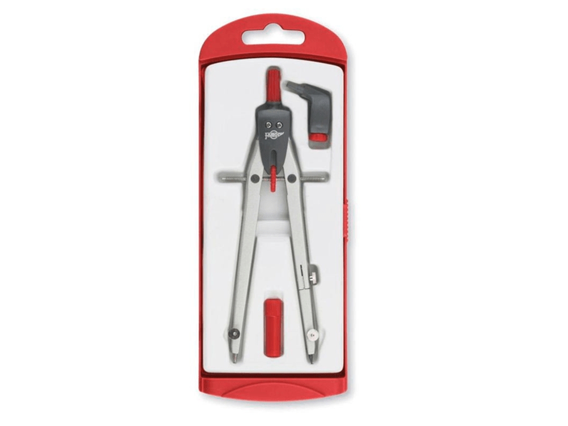 Compás Micrométrico Color Rojo Faibo 613 03