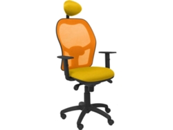 Silla de Escritorio Operativa PYC Jorquera C Amarillo NA (Brazos Ajustables - Malla)