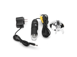 Microscópio Eletrônico Digital 1000x com Saída AV, Lente Óptica, Luz LED e Suporte Ajustável para Observação de Insetos, Tecidos e Mais S/MARCA