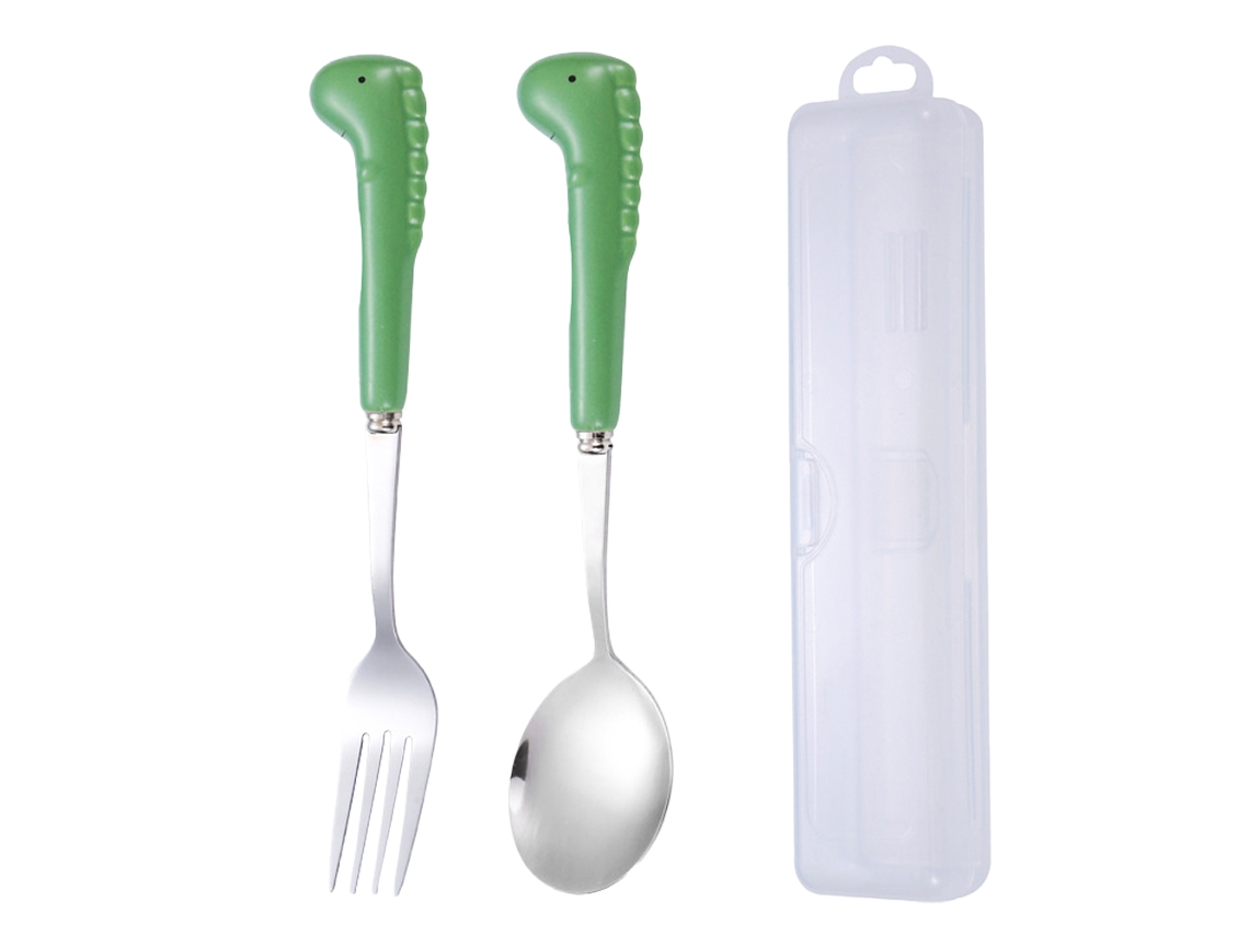 Juego de Cubiertos Infantiles con Estuche - Cuchara y Tenedor NEVEANCE
