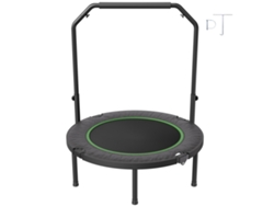 Mini trampolín de fitness plegable Succebuy de 40 pulgadas con asa para adultos