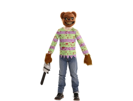 Disfraz de Niño EUROCARNAVALES Killer Teddy Bear con T-Shirt (10 - 12 años)