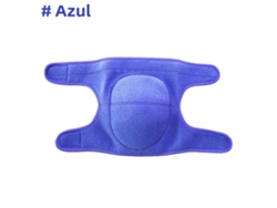 Rodillera de compresión ajustable para hombre y mujer, rodillera deportiva para baloncesto Mdug (azul, 1 L)