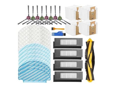 Kit de acessórios de reposição para aspirador de pó para filtros de escova ecovacs