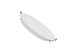Placa Led 18w Circular Solid Corte Ø 195-210 Mm 6500k Triac Branco Frio