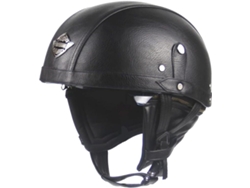 Casco De Buceo Retro De Cuero Sintético Negro
