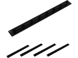 Soporte Pared Gafas Acrílico Negro 5 Piezas 7 Ranuras Diseño Moderno Decorativo Seguro Mujeres Decoración