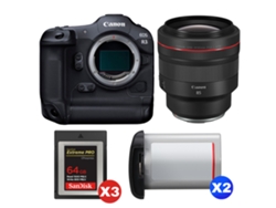 Canon Eos R3 + Rf 85mm F/1.2 L Usm + 3 Sandisk 64gb Extreme Pro Cfexpress Type B + 2 Canon Lp-e19 + Ebook “20 Consejos Para Fotos Que Impactan”