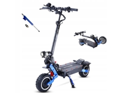 Patinete eléctrico plegable todoterreno Halo Knight T108 Pro de 11 pulgadas con motor dual de 3000 W y batería de 60 V y 38,4 Ah