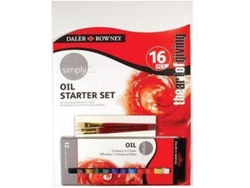 Set de Pintura al Óleo DALER ROWNEY Simply 16 Piezas