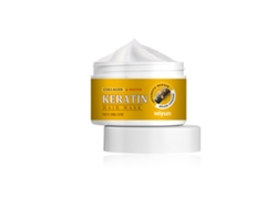 Mascarilla capilar nutritiva de queratina con extracto de jengibre y cártamo para un cabello fuerte y brillante (30 g)