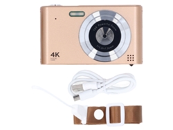 Câmara Digital 4k 48mp Para Vlogging, Compacta Ccd Retro Mini, Ideal Para Gravações E Fotografias