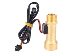 Sensor de flujo de efecto Hall con rosca macho/hembra G1/2 pulgada, 1~30 l/min.