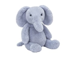 Peluche extra suave y esponjoso de la serie Chubby. Diseño de elefante azul. 45 cm.