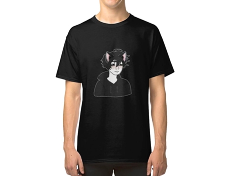 Camiseta ROCKINSTONE Doomer Catboy Algodón para Hombre (M)