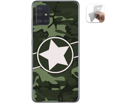 Carcasa Samsung Galaxy A51 TUMUNDOSMARTPHONE Camuflaje 01 Multicolor