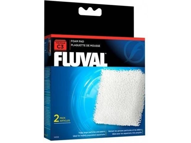 Esponjas Filtrantes para Peces FLUVAL C3 (Blanco - 2 Un)