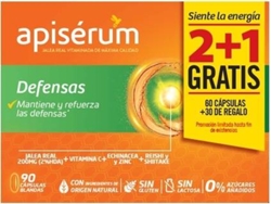 Complemento Alimentar APISERUM Pacote Defensas (60 cápsulas + 30 grátis)