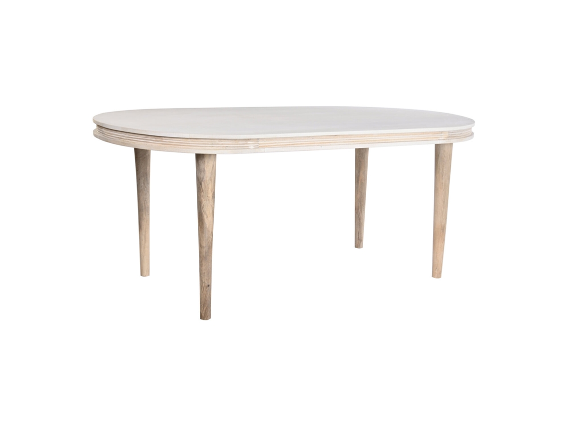 Mesa Comedor Mango Rombo Blanco 180x90x76cm