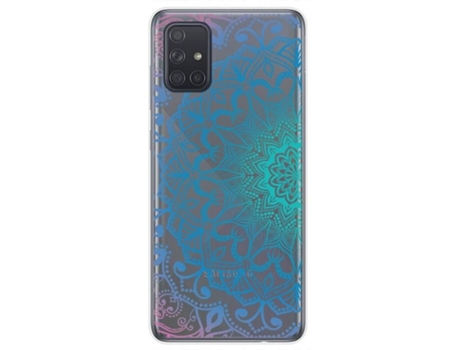 Carcasa Samsung Galaxy A71 TUMUNDOSMARTPHONE Dibujos Transparente Multicolor