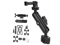 Soporte Para Manillar De Moto/cámara Teléfono, Holder Para Bicicleta Con Clip Para Teléfono
