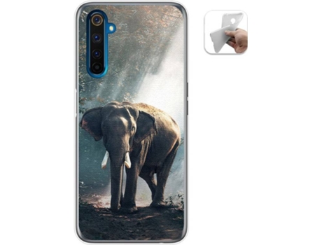 Carcasa Realme 6 Pro TUMUNDOSMARTPHONE Elefante Multicolor