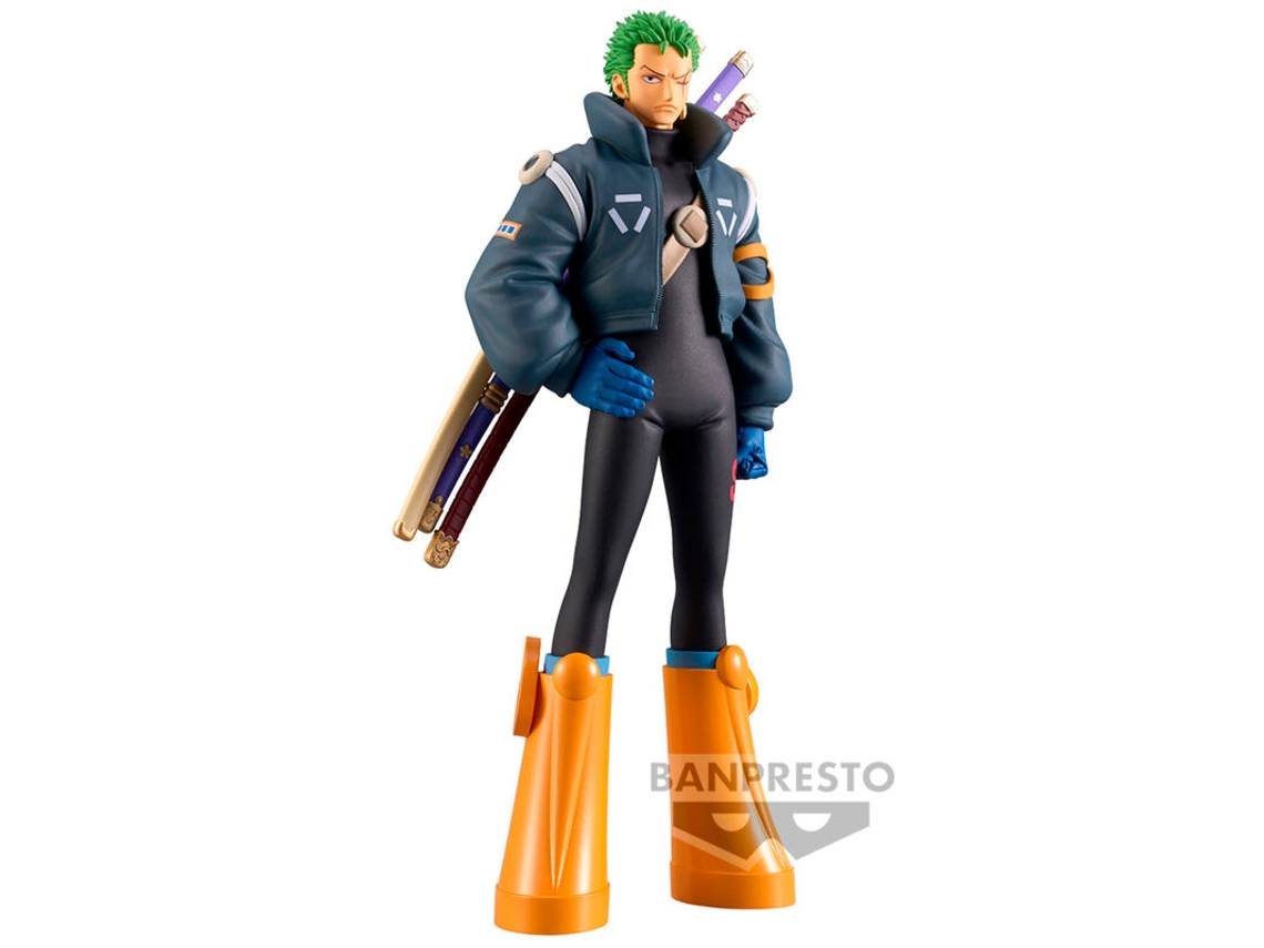 Figura de la serie Grandline de Roronoa Zoro con cabeza de huevo de One Piece, 17 cm, B.active
