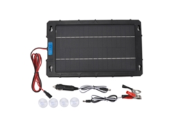 Panel solar impermeable de silicio monocristalino profesional y eficiente, 15 W, 18 V, panel de carga solar para camping, senderismo, viajes y actividades al aire libre.