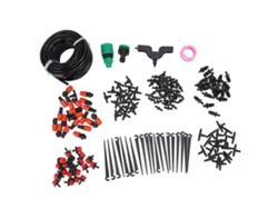 Kit de riego por goteo de 15 m para plantas de jardín