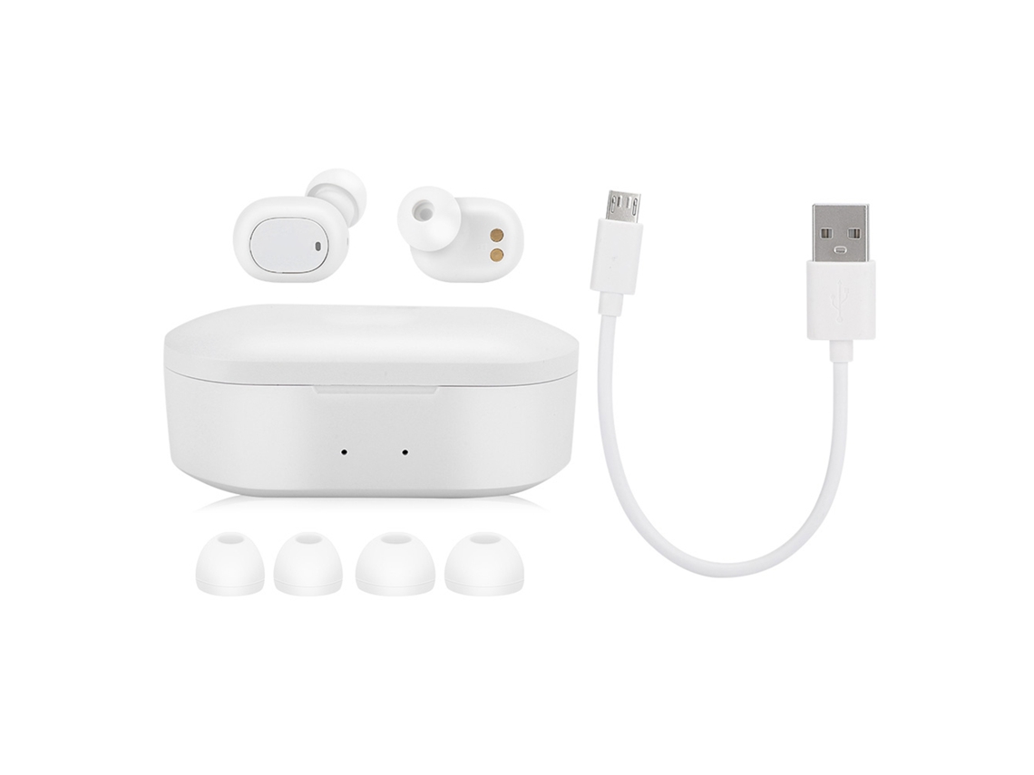 Auriculares Estéreo Inalámbricos Bluetooth Intrauditivos De Plástico T2c Con Estuche De Carga.