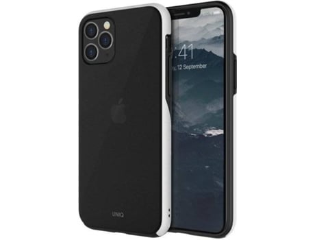 Funda iPhone 11 Pro Max LMOBILE Uniq Vesto Blanco