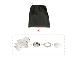 Estufa De Leña Portátil, Acero Inoxidable Lijado, Plegable, Ligera, Para Acampar, Picnic, Senderismo, Con Placa De Combustible Para Alcohol Sólido.