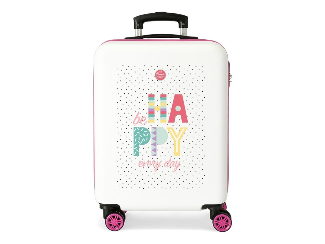 Movom Maleta De Cabina Abs Rígida Rosa