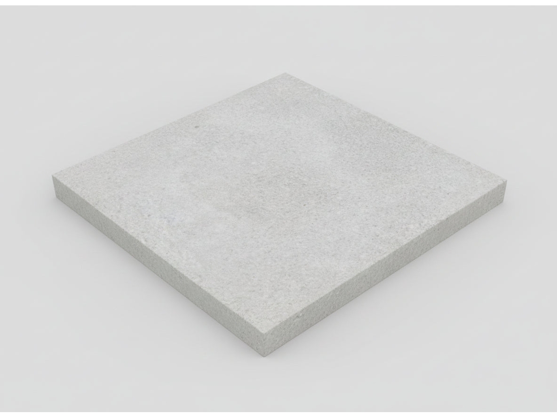 Losa Hormigon Para Jardin Y Exteriores 60x60 Cm Unidad / 60x60x4 Cm. / Blanco
